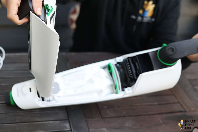 Der Powerknopf des VB100